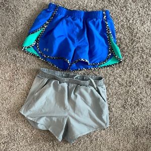 Running shorts duo